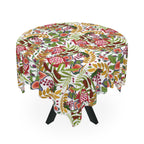 7 Species of Israel Tablecloth, table cloth square, Fruit art Home decor, Shabbat shalom Israel art, small table cloth Pomegranate gifts