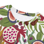 7 Species of Israel Sweatshirt or T-Shirt Am Yisrael Chai Graphic AOP Jewish Holiday Gift Israeli Artist Design Fruit Shirt Jewish Holiday