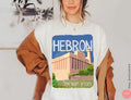 Hebron Israel City Shirt Israeli Art drawing Unisex Cotton israelite, am yisrael chai Israeli Artist Hevron Holy City Jewish Gifts Art