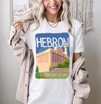 Hebron T-shirt | Israel City Shirt | Israeli Artist Gift | Jewish Pride Apparel | Am Yisrael Chai Sweater | City Art Sweatshirt Long Sleeve