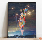 Miracles At Midnight in Israel Wall Art Israeli Artist Jewish Art Wall Poster Israelite Shema Yisrael Am Yisrael Chai Family