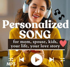 Create a Custom Song Personalized Music Lyrics Unique Birthday Gift Wedding Anniversary Digital MP3 Download Made Just for You Mother's Day
