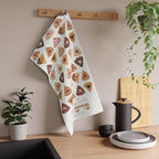 Personalized Purim Towel Hamantaschen Cookie Cookies Kitchen Customized gift cotton Kitchen decor, home decor, Jewish gift Israeli Artist