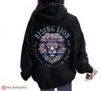 Rising Lion Shirt Israel Lion Am Yisrael Chai T-Shirt Nation Who Rises Like a Lion Jewish Pride Shirt Hebrew Shirt Israel Gift IDF Support