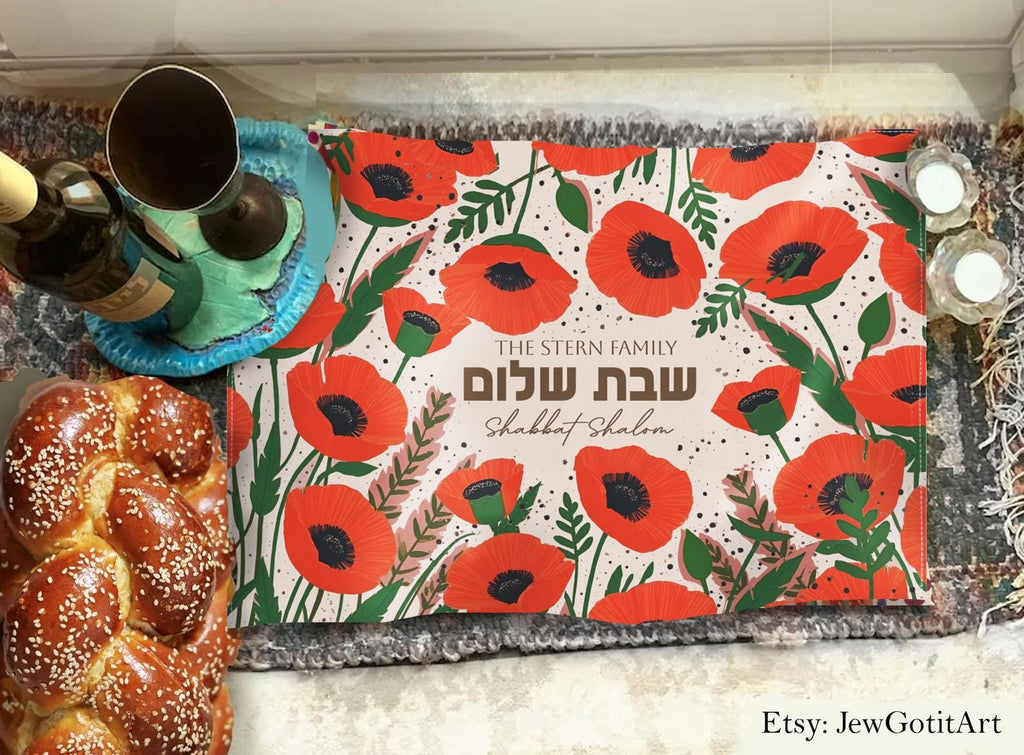 Kalanit Shirt Israel Red Poppy Flower Am Yisrael Chai T-Shirt Jewish Pride Hebrew Shirt Israel Gift Israel Art Flowers Israeli Flower Tee