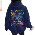 Hanukkah Flower Menorah Hoodie Sweatshirt Unisex Hanukkah, hanukkah gifts, Jewish gift, Israel art chanukah woman kid shirt flower tshirt