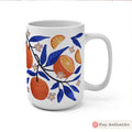 Yafo Jaffa Israeli Oranges Mug 11oz 15oz Am Yisrael Chai, jewish art coffee cup Ceramic Mug Israel jewish gift Rosh Hashanah Gift Israel Art