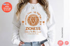 Zioness Am Yisrael Chai Sweater Lion Zion Sweatshirt graphic israel art jewish gift Israeli Pride Proud Jew I have no other Country Israeli