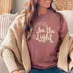 Be the Light Hanukkah Tshirt, Jewish gift, chanukah, hanukah, shirt woman, man shirt, jewish gift, Israel, Design Graphic Shirt, Gift, tee