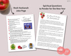 Rosh Hashanah Cookbook Download, Recipes, blessings, Spiritual Preparation, Ebook, shana tova, Printable, Jewish New Year, Digital, simanim