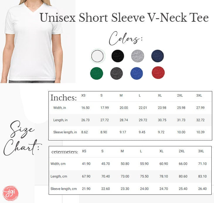 Any Design on V-Neck Tshirt, Unisex Jersey Short Sleeve V-Neck Tee, Hanukkah, hanukkah gifts, tshirt, graphic tee, Israel art, Am Yisrael