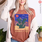 Sabra Cactus Israel Shirt, Tshirt, graphic tee Israel art jewish Art jewish gift Israelite Israeli Pride Jew Israeli Artist Am Yisrael Chai