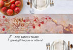 Personalized Shofar Table Runner Shana Tova Jewish gift Jewish holiday Israel Rosh Hashanah jewish gifts Israel, dinner Jewish table custom