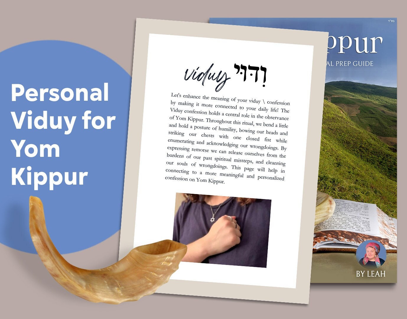 Yom Kippur Viduy, Personal Spiritual Prep fill in the blank sheet, questions, Download, shana tova, Printable, Digital, jewish holiday, gift
