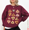 Purim Hamantaschen Sweatshirt T-Shirt Sweater Purim Costume Unique Gift Israeli Artist Jewish Holiday Am Yisrael Chai Design Purim Gift Idea