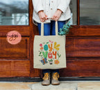 OY VEY Canvas Bag, Tote bag, Gift idea, cotton canvas bag, Aesthetic tote bag, Aesthetic, Gift for her, Art tote bag, Art, Shabbat, Jewish