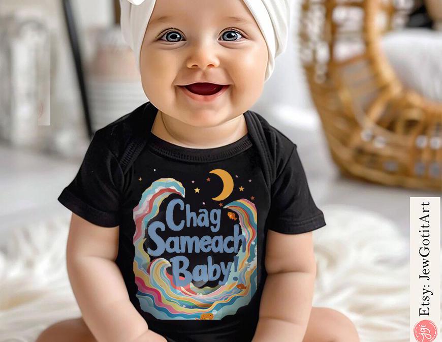 Passover Baby Onesie Toddler Kid T-Shirt Chag Sameach Pesach Gift Jewish Holiday Shirt Seder Night Pajama Passover Gifts Kids Split Sea Kids