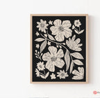 Flower Market Wall Art Poster Israeli Artist Gift Jewish Pride Apparel Am Yisrael Chai Flowers Art Design Hebrew Living room Kitchen Decor