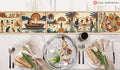 Passover Story Table Runner Egyptian Hieroglyphs Matzah Cover Afikomen Set Seder Table Decor with Ancient Egyptian Art Pesach Gifts Towel