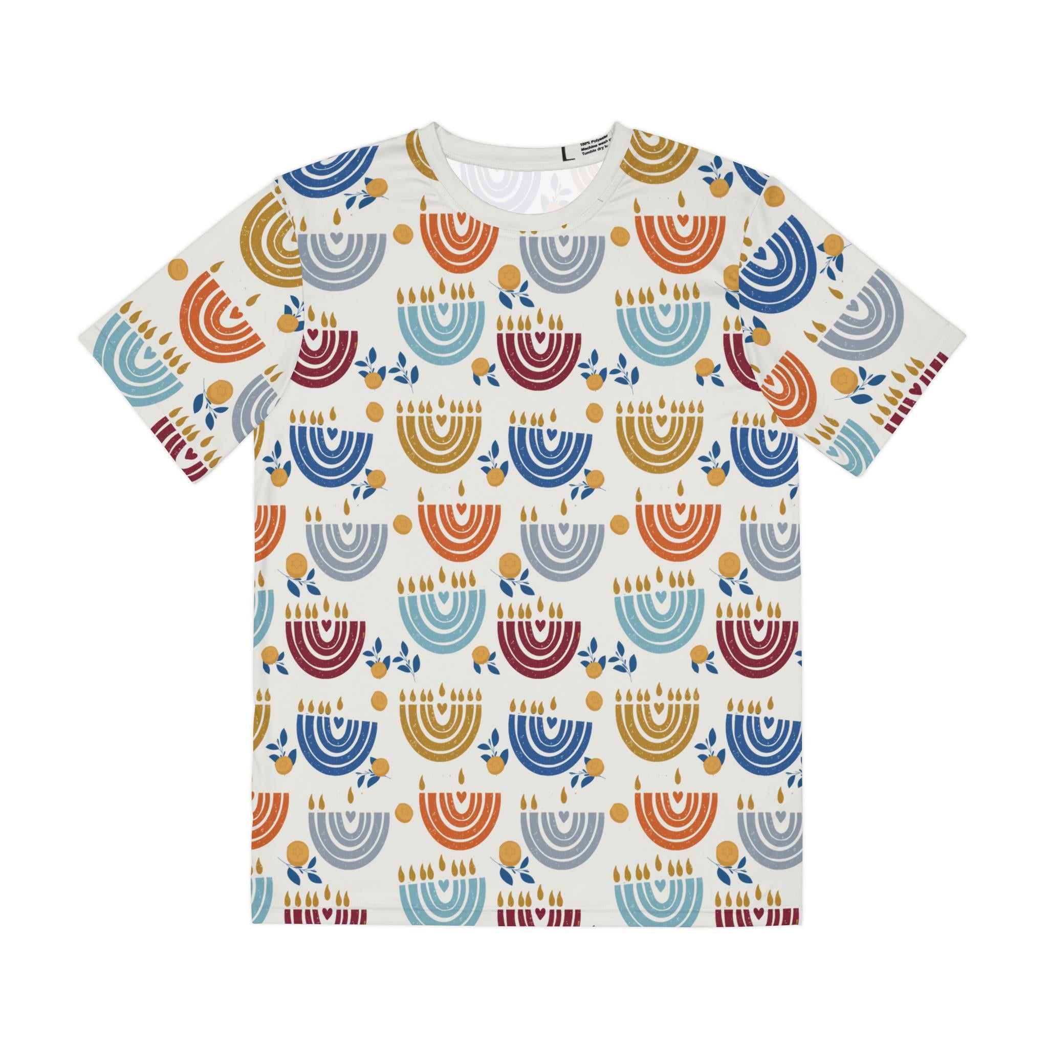 Hanukkah Menorah Pajamas - Family Matching Jelly Donut Shirt for Women, Men Babies - Jewish Gift for Chanukah Holiday Onesies Menorahs Shirt
