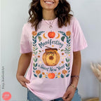 Shana Tova Shirt Rosh Hashanah Tee Jewish Pride Hebrew Israel Gift Am Yisrael Chai T-Shirt Apple Honey Sun Moon Flower Art Jewish New Year