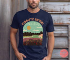 Kibbutz Beeri Be'eri Shirt Unisex Cotton Israel Art Jewish Artist Israeli Israel קיבוץ Vintage Design Graphic Tee Town Village Hand drawn