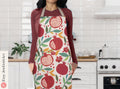 Pomegranate Apron, Rosh Hashanah kitchen jewish gifts israel art israeli Kitchen Gifts fruit art kitchen decor apron for women Fruit pattern
