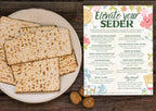 Interactive Passover Seder Question Printable Passover Table Game Engaging Passover Questions Seder Night Passover Printable Activity Gift