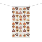 Personalized Purim Towel Hamantaschen Cookie Cookies Kitchen Customized gift cotton Kitchen decor, home decor, Jewish gift Israeli Artist