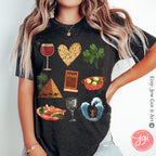 Passover T-Shirt for Men & Women Graphic Tee, Jewish Holiday Shirt Pesach Shirt Am Yisrael Chai Passover Gift Jewish Apparel Moses Matzah