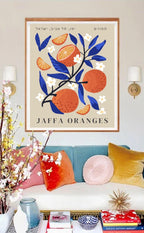 Jaffa Oranges Wall Art Poster Print Israel Jewish Israel Jewish gift Hand drawn Israel poster Prints Orange Tel Aviv Am Yisrael Chai gifts