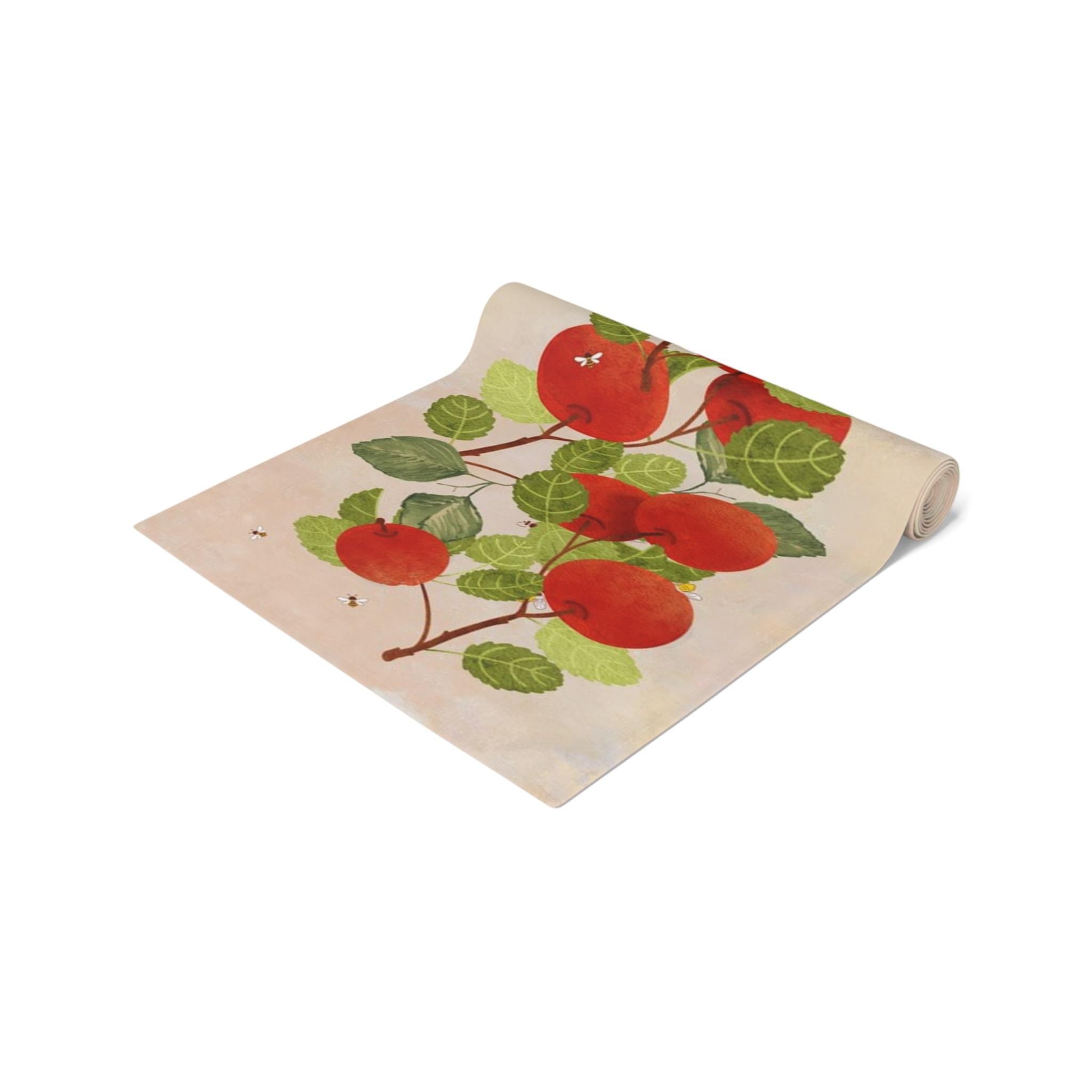 Personalized Shana tova Apple & Bees Table Runner Honey Jewish gifts holiday Israel Rosh Hashanah jewish gift Israel dinner table custom