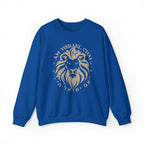 Am Yisrael Chai Sweater Lion Zion, Unisex Crewneck Sweatshirt, Israel sweater, Jewish gift, hanukkah, hanukkah gift, proud jew, israelite