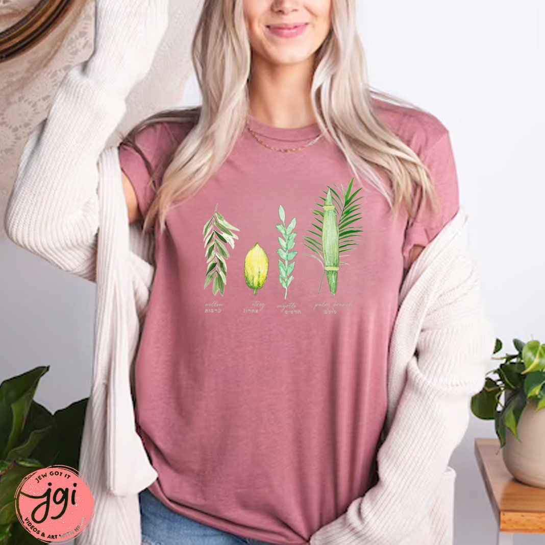 Sukkot Shirt, Etrog and 4 Species