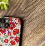 Kalanait Flower of Israel Phone case iphone, galaxy fruit  israel art jewish gift Israelite Israeli Artist Pride Proud Jew tough phone cases