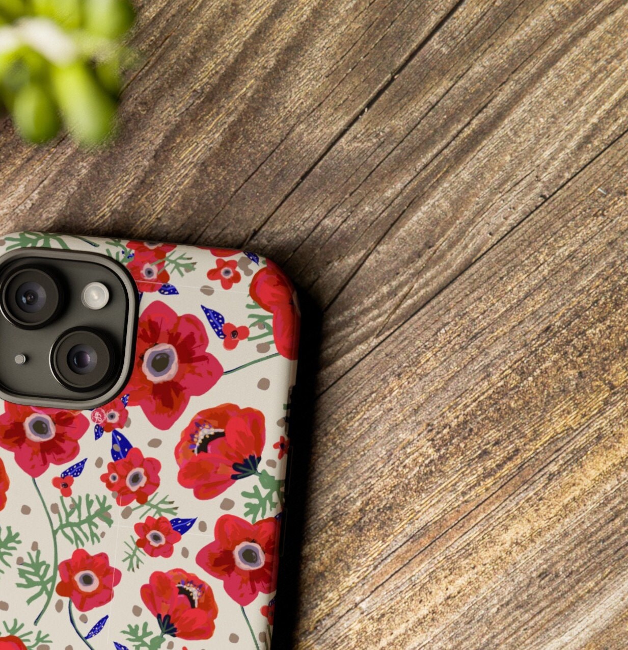 Kalanait Flower of Israel Phone case iphone, galaxy fruit  israel art jewish gift Israelite Israeli Artist Pride Proud Jew tough phone cases