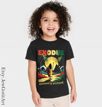 Exodus Passover T-Shirt Reggae T-Shirt Movement of Ya People Rastafarian Shirt Spiritual Gift, Biblical T-Shirt African Heritage Apparel Art