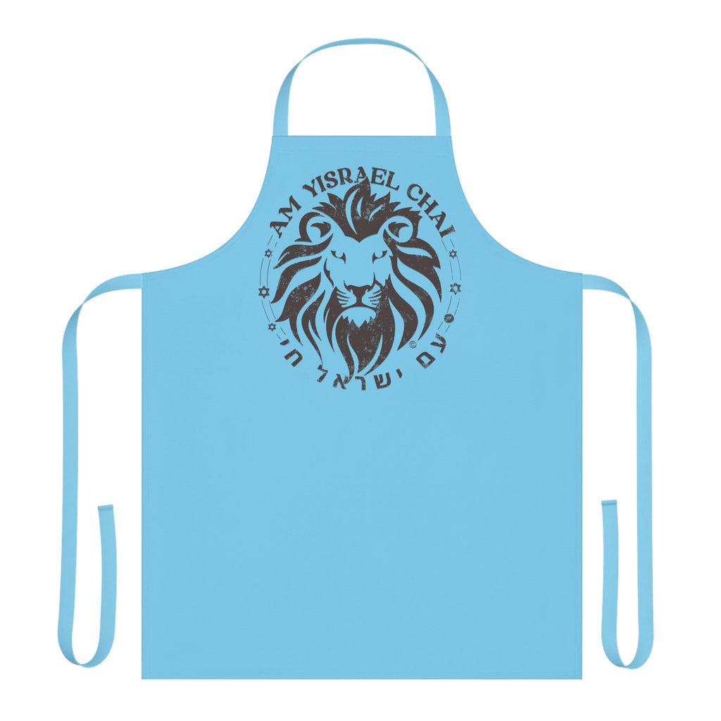 Am Yisrael Chai Apron, Lion Zion Lion Judah kitchen, jewish gifts, israel art, israeli, hanukkah, hanukkah gifts, cooking, kitchen decor