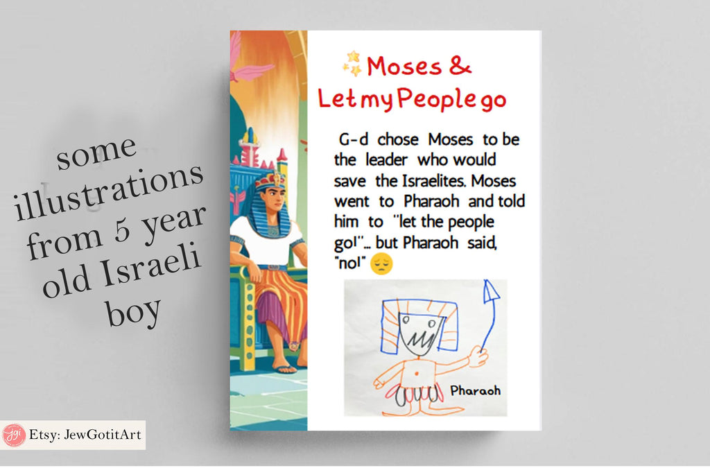 Kids Haggadah Printable Download Fun Passover Seder Joke Page Seder Questions Passover Table Game Seder Night Activity Passover Gift