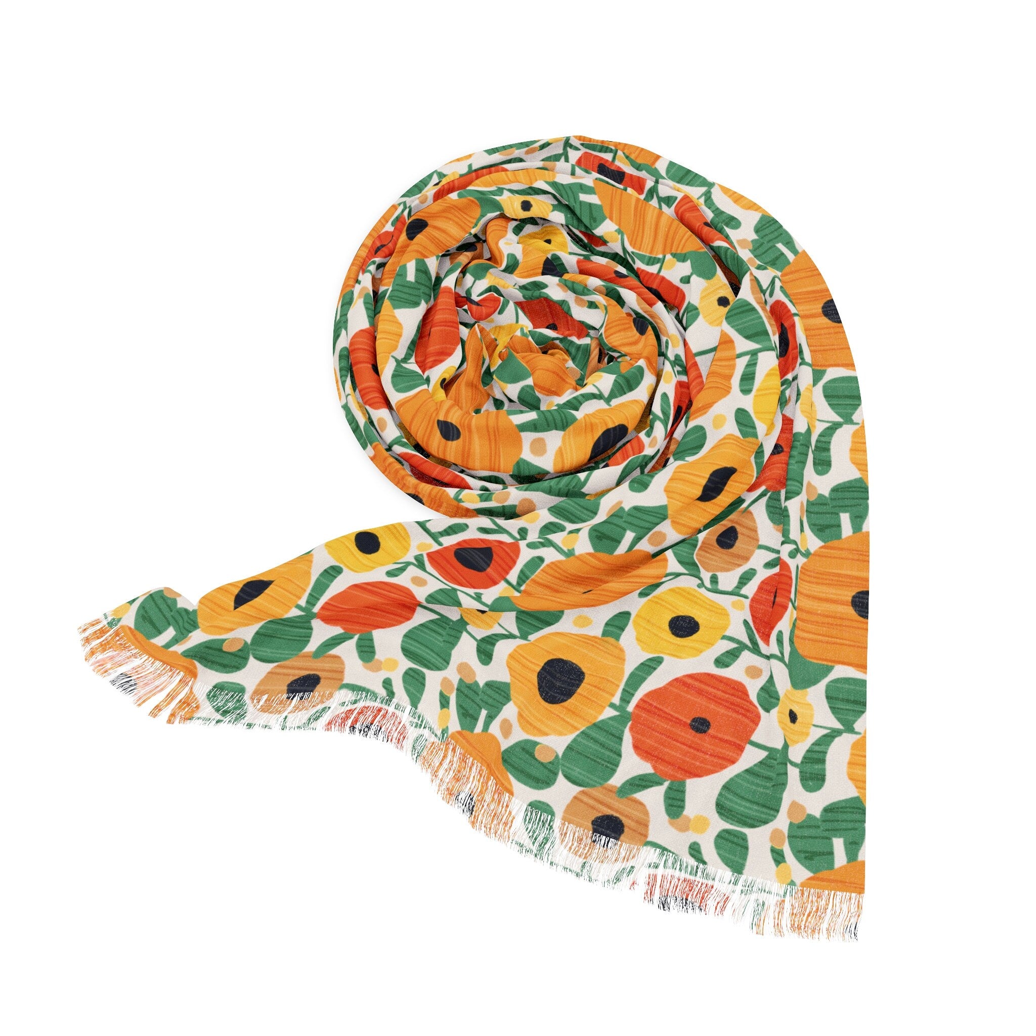 Tel Aviv Flowers Scarf Head Headwrap Flowers Scarves Women fabric Hair Cover Covering Jewish Israeli Artist Art Yisrael Chai Israel flowers