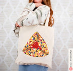 Purim Repeat Tote Bag Mishloach Manot Queen Hearts Queen Esther Hamantaschen Jewish Gift Israeli Yisrael Chai Megillah Costume Purim Holiday