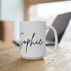 Mug with Custom name Personalized mug with a name / Personalized mug with a name / Personalised Coffee Mug Ceramic Mug 15oz