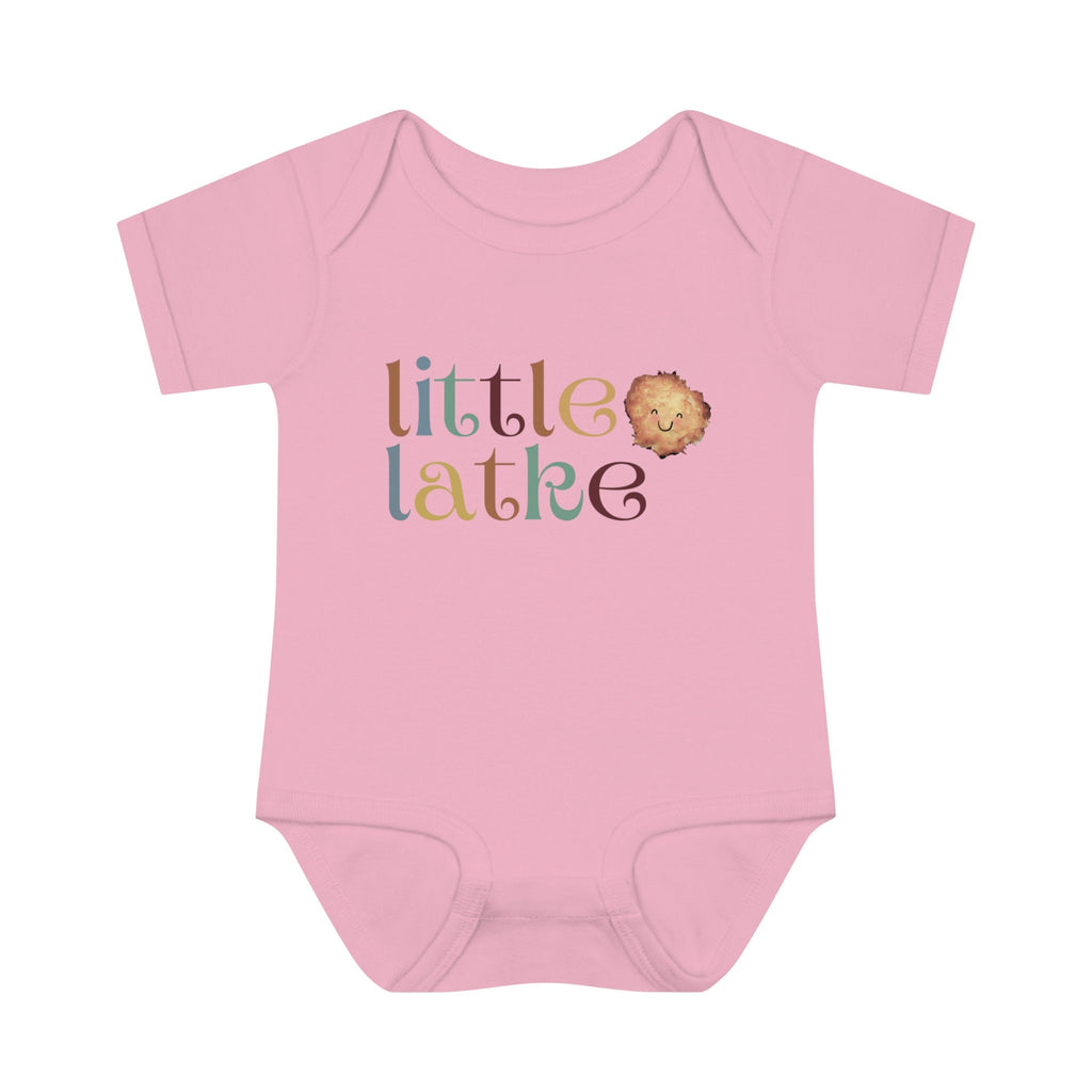 Latke Baby Onesie Infant Baby Rib Bodysuit, onesie, baby gift, hanukkah gifts, chanukah, jewish gift, jewish baby, israel art, latke graphic