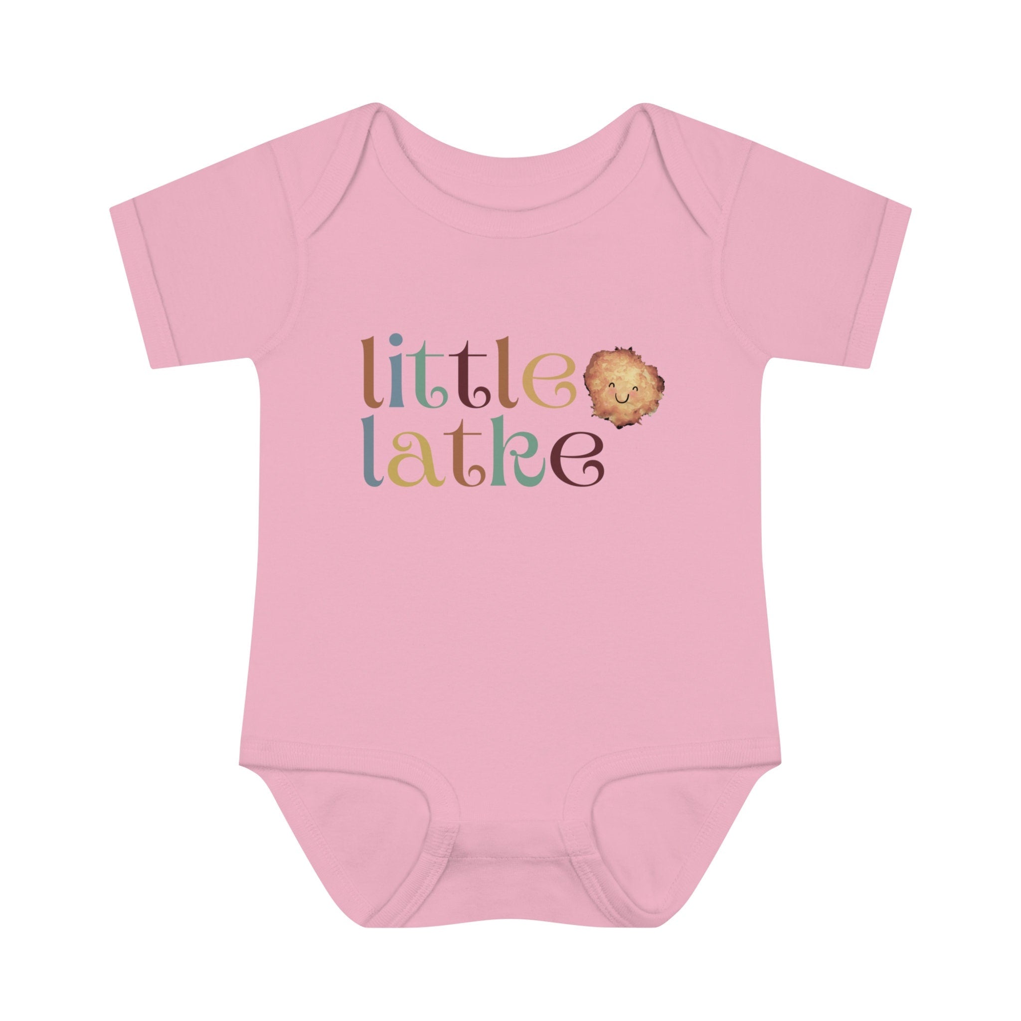 Latke Baby Onesie Infant Baby Rib Bodysuit, onesie, baby gift, hanukkah gifts, chanukah, jewish gift, jewish baby, israel art, latke graphic