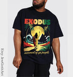Exodus Passover T-Shirt Reggae Sweatshirt Movement of Ya People Rastafarian Shirt Spiritual Gift Biblical Shirt African Heritage Apparel Art