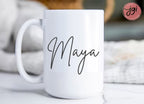 Custom mug with name Personalized mug with a name / Personalized mug with a name / Personalised Coffee Mug Ceramic Mug 15oz