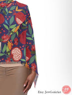 Pomegranates of Israel Scarf Head Headwrap Fruit Scarves Women fabric Hair Cover Covering Jewish Israeli Artist Fruits Art Am Yisrael Chai