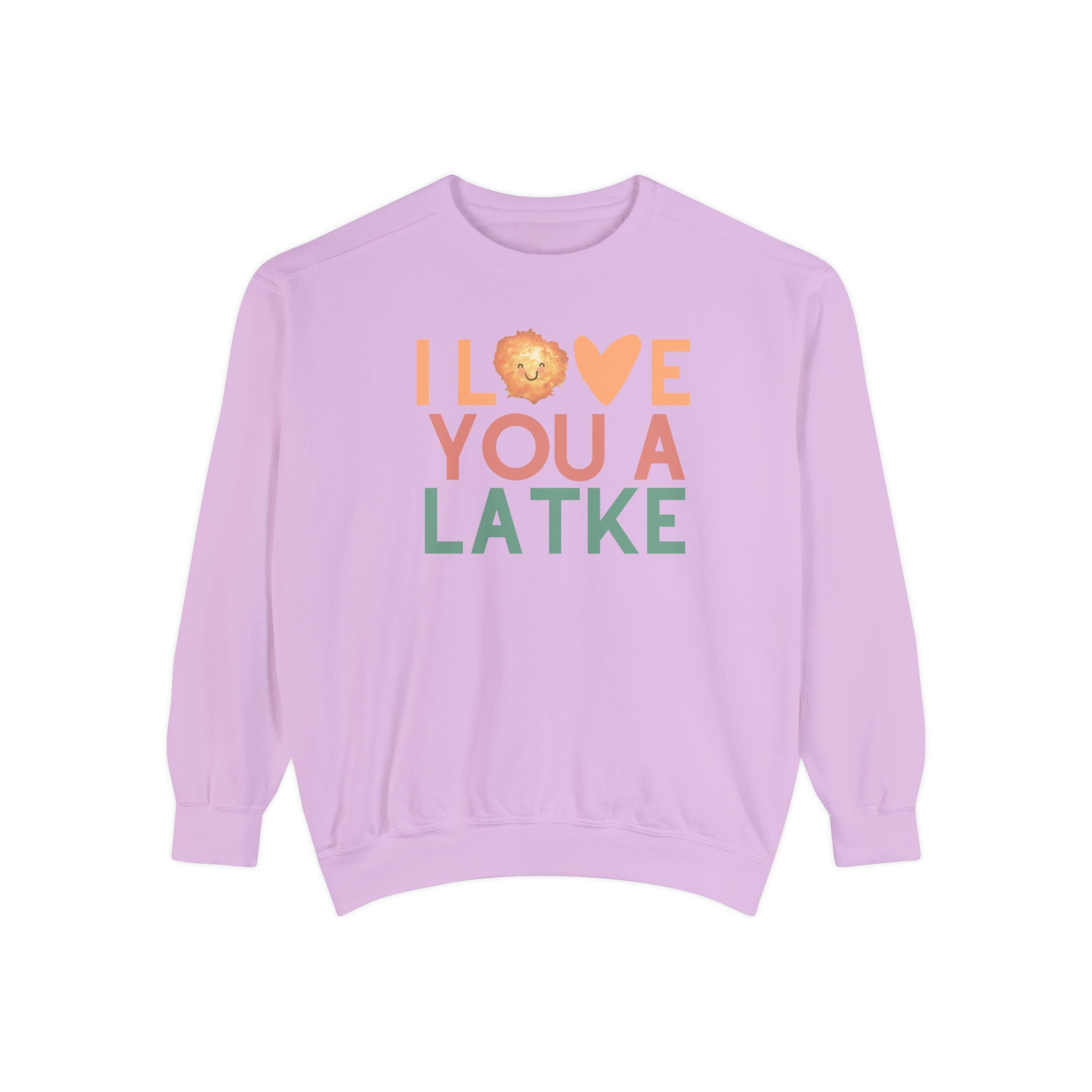 Hanukkah Sweater, I love you a latke, personalized gift, custom gift, Jewish Holiday, gift, Unisex Sweatshirt, jewish art, sweatshirt