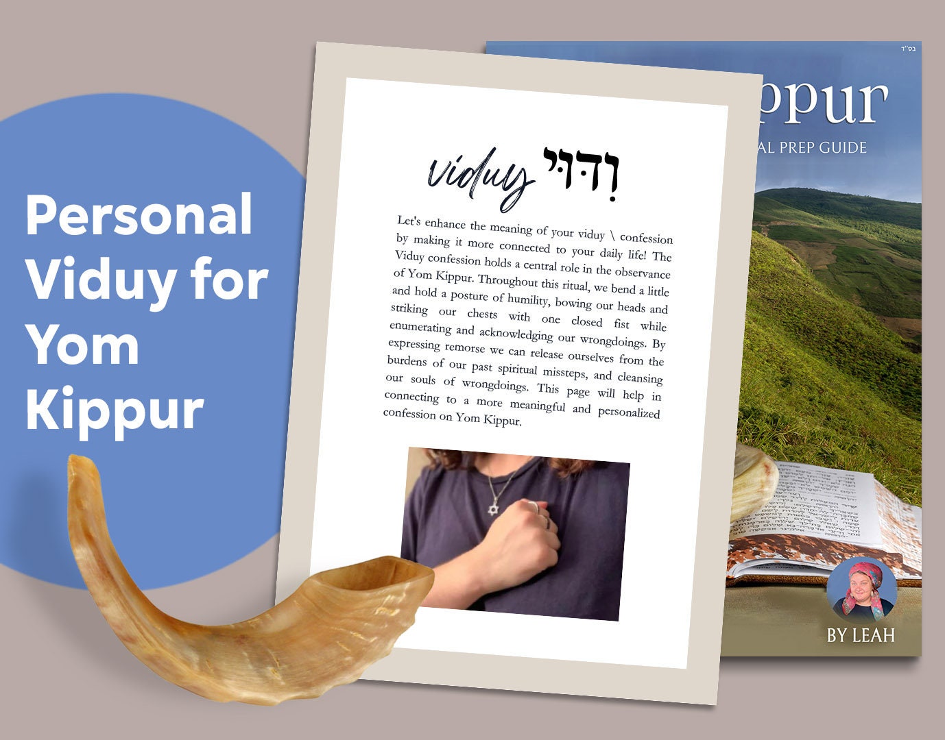 Yom Kippur Viduy, Personal Spiritual Prep fill in the blank sheet, questions, Download, shana tova, Printable, Digital, jewish holiday, gift